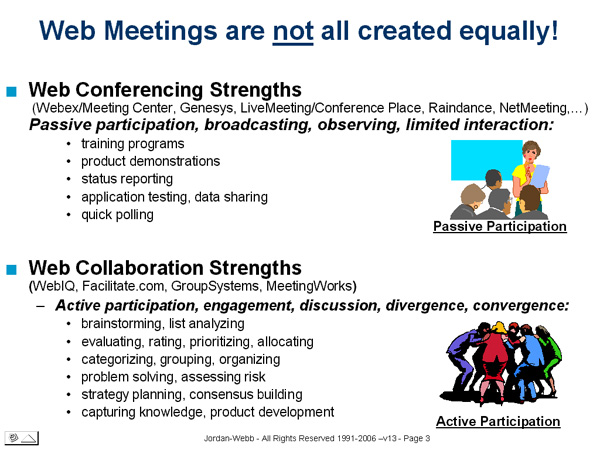 Web Meetings are not all created equally!